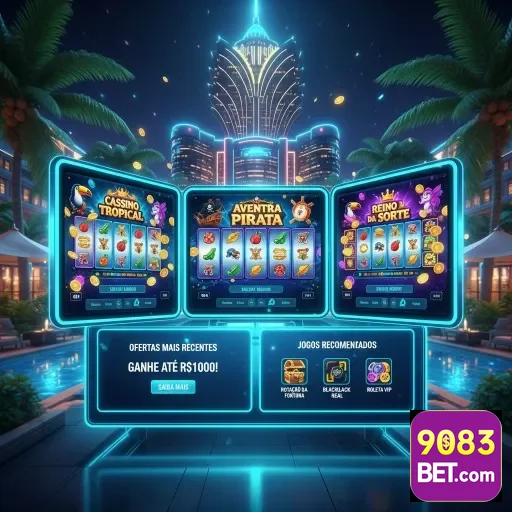 Ilustração de Jogos de Slots Diversificados